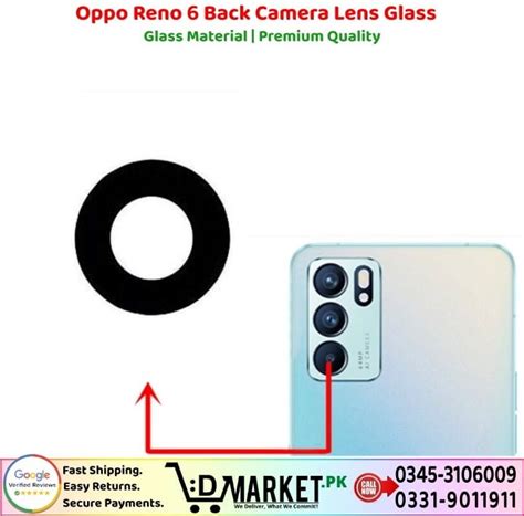 Oppo Reno 6 Back Camera Lens Glass Price In Pakistan