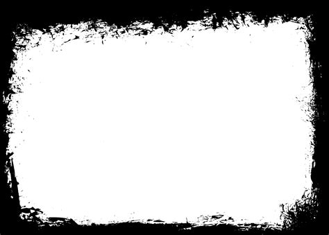 10 Rectangle Grunge Frame (PNG Transparent) Vol.4 | OnlyGFX.com