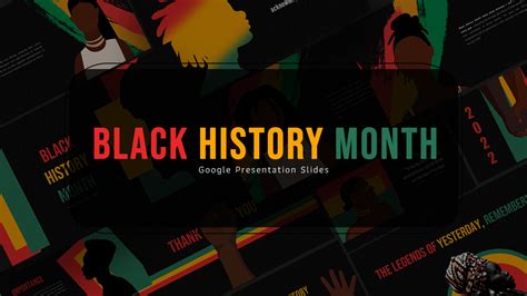 Black History Month Google Slides Template - SlideKit