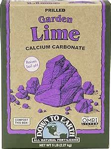 Amazon.com : Down to Earth Organic Garden Lime Calcium Carbonate, 5lb : Patio, Lawn & Garden