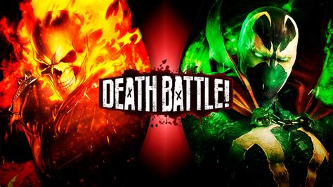 DEATH BATTLE! Thumbnail - Ghost Rider vs Spawn by Argenn on DeviantArt