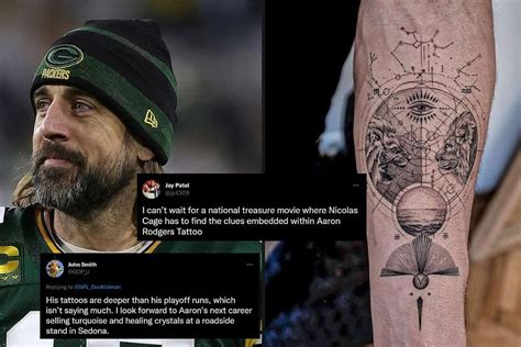 NFL fans react to Aaron Rodgers' new tattoo