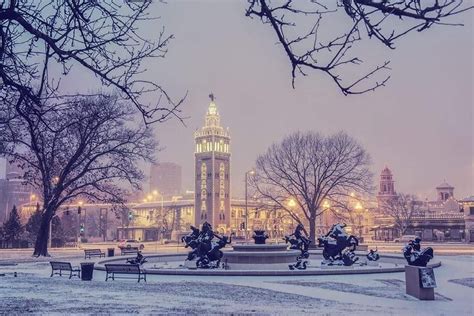 Country Club Plaza snow storm November, 2018. Country Club Plaza Kansas City, Kansas City ...