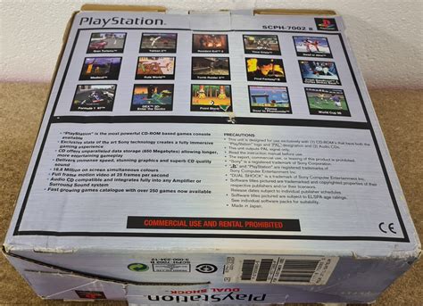 Boxed Sony Playstation 1 (PS1) SCPH 7002 Console with Third Party Memo ...