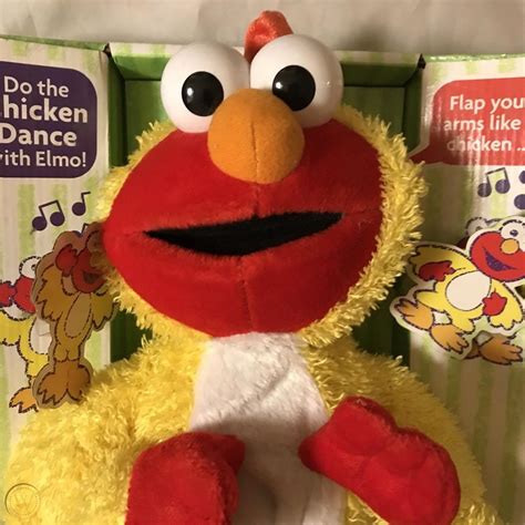 Sesame Street CHICKEN DANCE ELMO Toy Singing Dancing Red Muppet Fisher Price NEW | #1902171474