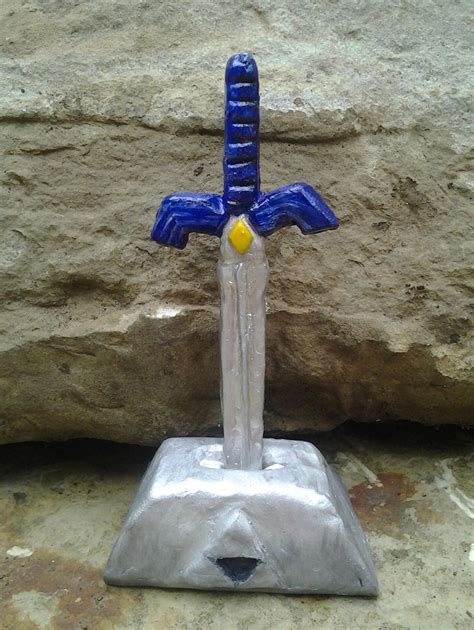 Ocarina of Time Master Sword in Pedestal Figurine by Miss-Kraken on ...