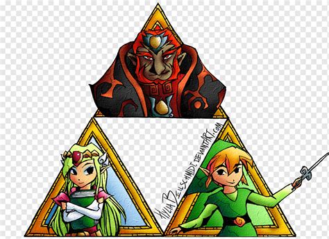 Link Triforce Princess Zelda The Legend of Zelda: The Wind Waker ...