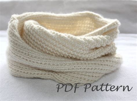 Knitting PATTERN Snood Knitting Pattern PDF - Etsy