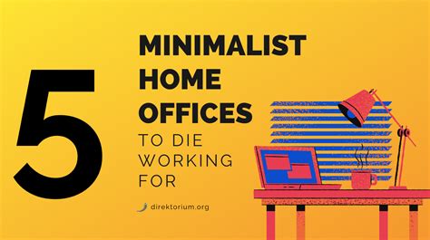 5 Minimalist Home Offices To Die Working For - Direktorium