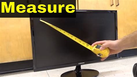 How To Measure A Computer Monitor Size-Full Tutorial - YouTube