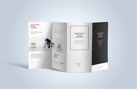 Free Accordion Fold Brochure Mockup | Mockup World HQ