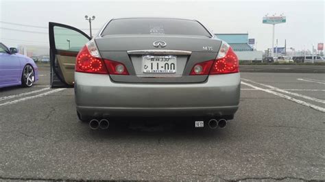 Y50 INFINITI M35 EXHAUST SOUND NISSAN FUGA ニッサン フーガ - YouTube