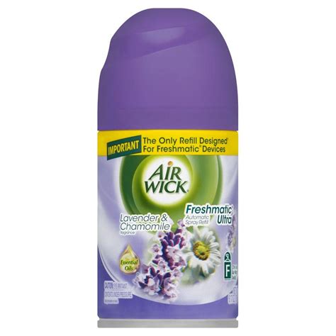 Air Wick Freshmatic Ultra 6.17 oz. Lavender and Chamomile Automatic Air Freshener Spray Refill ...