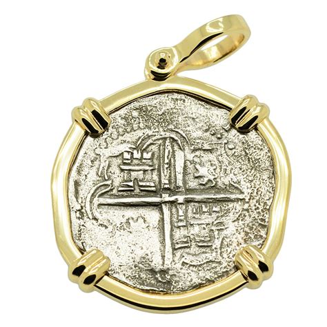 1622 Atocha Shipwreck 2 Reales Coin Pendant