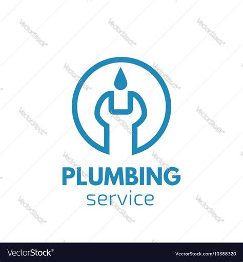 Plumber logo handyman logo Royalty Free Vector Image