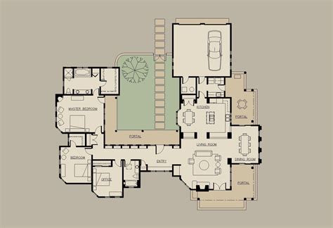 Mexican Style Courtyard House Plans | American Ranch House | Allegretti Architects, Santa ...