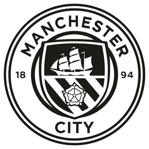 Manchester City FC Black SVG | Manchester City FC Black Png Vector