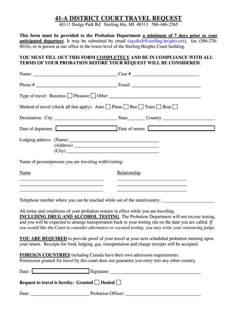 41 A District Court Form - Fill Online, Printable, Fillable, Blank ...