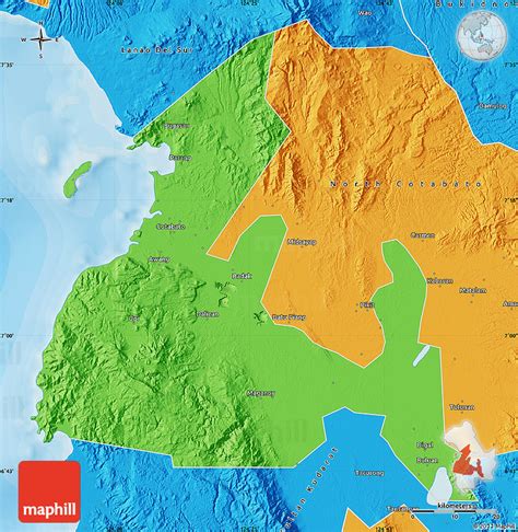 Political Map of Maguindanao