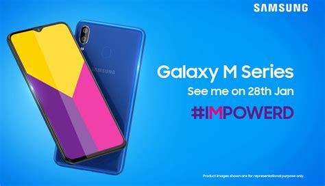 Samsung Galaxy M series smartphones with Infinity U display launching in India on January 28 on ...