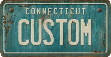 Connecticut License Plate Custom – Spicher and Company