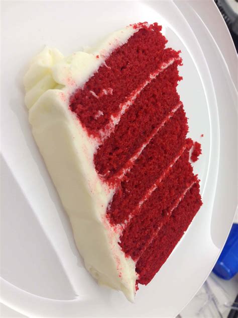 Five Layer Red Velvet Cake with Cream Cheese Frosting