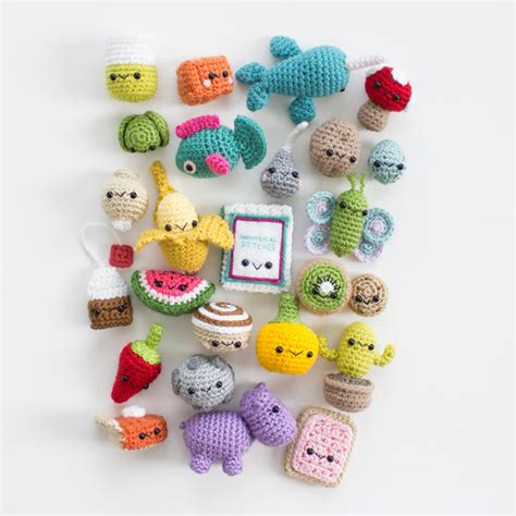 Crochet eBook: 100 Days of Mini Amigurumi VOL 1, PDF Amigurumi Pattern – A Menagerie of Stitches