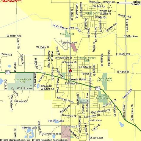 Crown Point Illinois Map - Freddy Bernardine