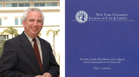 Fowler Law Professor John Eastman Publishes Article in New York University Journal of Law ...