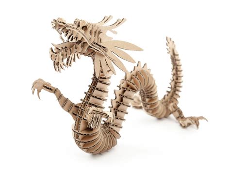 cardboard animals | Torso Laser Cut Cardboard Animals - Dragon 133 | Products ... | Cardboard ...