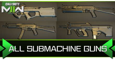 Submachine Guns