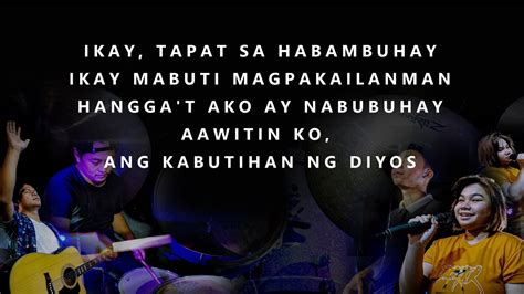 KABUTIHAN NG DIYOS (LYRICS) | Sunday Worship Lineup December 13, 2020 ...