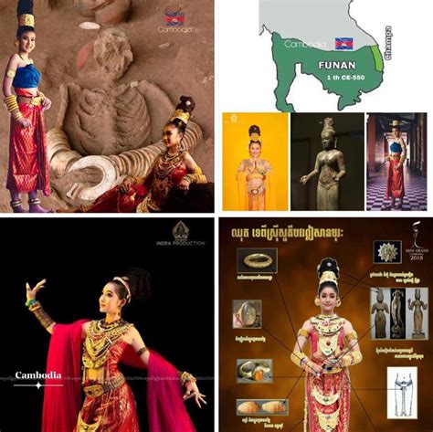 Khmer traditional costume by Miss Grand Cambodia 2018 in Funan kingdom 1th Ce~550#Cambodia 🇰🇭 ...
