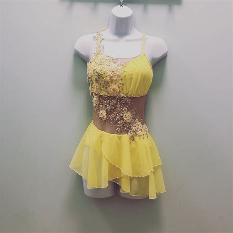 Yellow lyrical costume | Dance outfits, Dance style outfits, Dance dresses