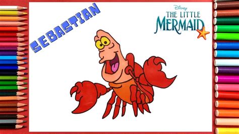 How To Draw Sebastian From The Little Mermaid