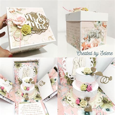 Wedding Explosion Box Explosion Box, Decorative Boxes, Woman, Create, Wedding, Handmade ...