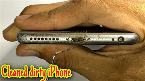 How to Cleaned charging port iPhone !! Deep cleaning iPhone - YouTube