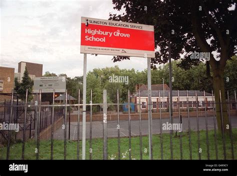 Highbury Grove School in North London where a teenage boy and a 40-year-old man were hurt in a ...