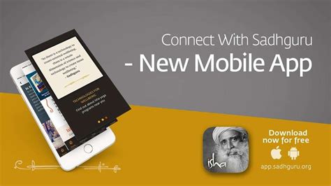 Connect with Sadhguru – New Mobile App