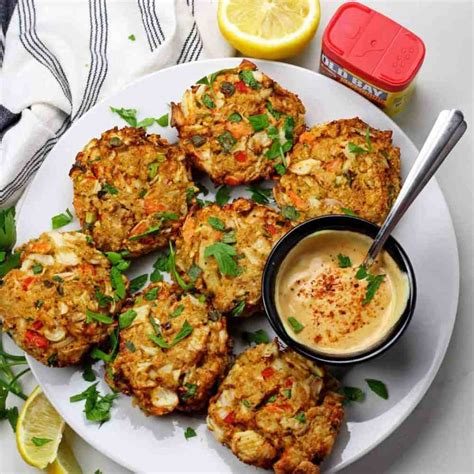 Air Fryer Crab Cakes | A Grateful Meal