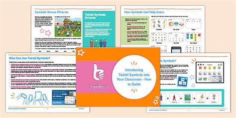 FREE! - Using Twinkl Symbols in Your Classroom - Teacher Guide