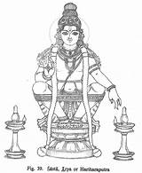 Hindu Gods Pencil Coloring Pages sketch template