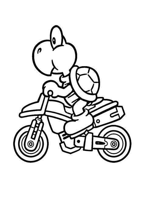 Koopa Troopa Pictures Coloring Page - Free Printable Coloring Pages