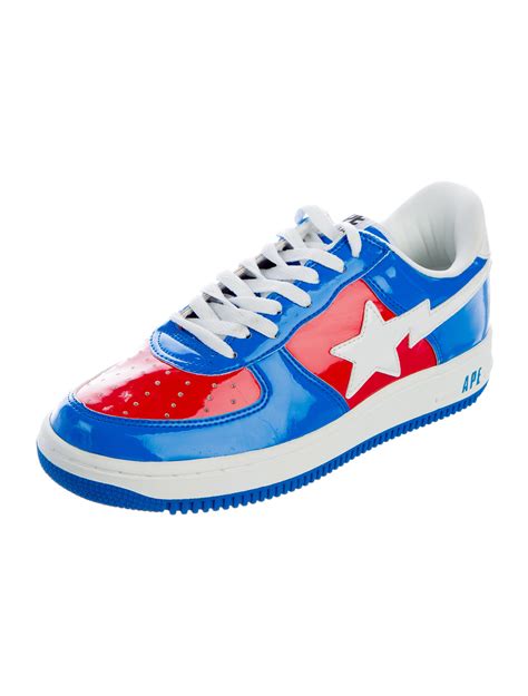 A Bathing Ape Bape STA Marvel Sneakers - Blue Sneakers, Shoes ...