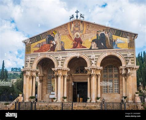 All Nations Church, Garden Of Gethsemane, Jerusalem Stock Photo - Alamy