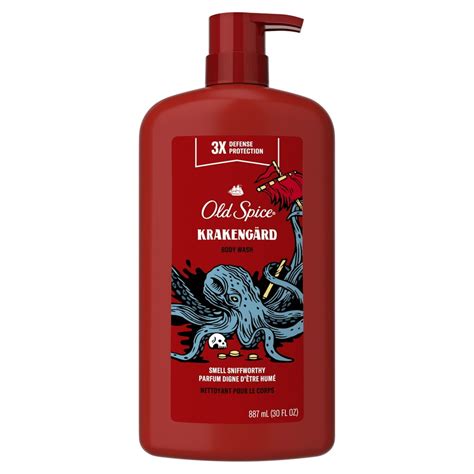 Old Spice Body Wash for Men, Krakengard, Long Lasting Lather, 30 fl Oz ...