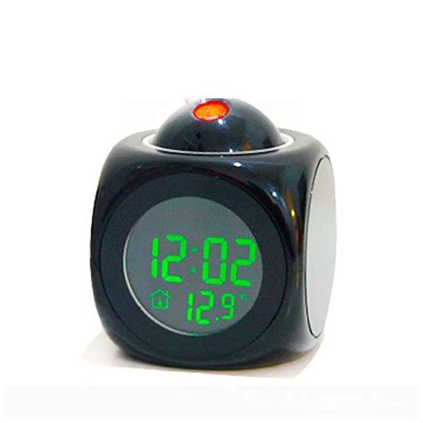 Multi function Digital Projection Alarm Clock With LCD Display Voice ...