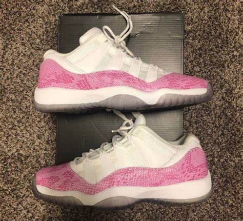 Air Jordan 11 Low GS - Pink Snakeskin | Kixify Marketplace