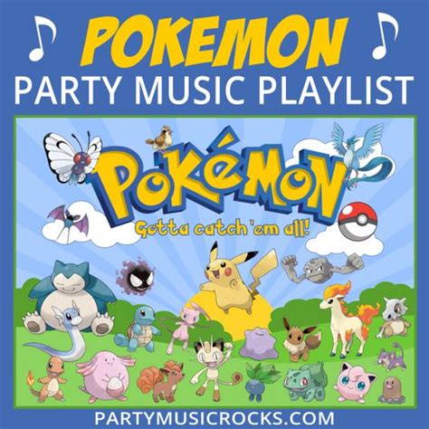 Pokemon Party Music Playlist | Printabelle