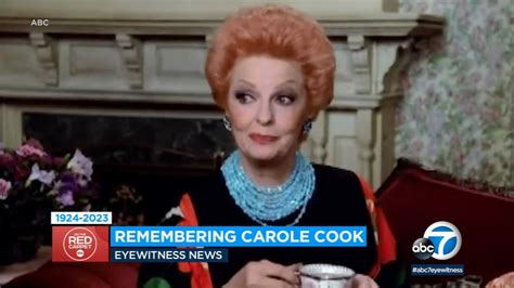 Carole Cook, prolific actress of stage, screen, dies at 98 - ABC7 Los ...